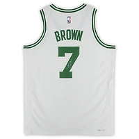 Jaylen Brown Boston Celtics Autographed White Nike Association Edition Swingman Jersey