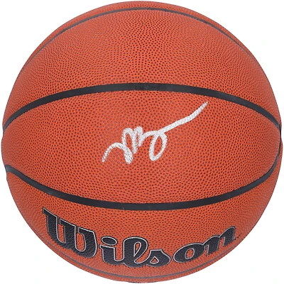 Ballon de basketball d'intérieur/extérieur autographié par Jaylen Brown des Boston Celtics, Wilson Authentic Series