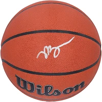 Ballon de basketball d'intérieur/extérieur autographié par Jaylen Brown des Boston Celtics, Wilson Authentic Series