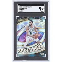 Jayson Tatum Boston Celtics 2023-24 Panini Revolution Galactic Supernova #2 SGC Authenticated 9 Card
