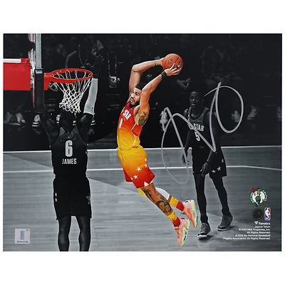 Photographie autographiée de 11"x 14" de Jayson Tatum des Boston Celtics lors du match des étoiles de la NBA 2023