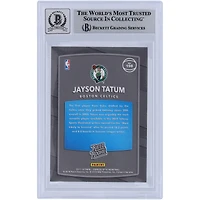 Jayson Tatum Boston Celtics Carte Rookie 9/10 authentifiée 2017-18 Panini Donruss Optic, classée Rookie #198, Beckett Fanatics Witnessed