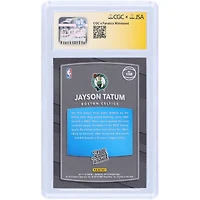 Jayson Tatum Boston Celtics Autographed 2017-18 Panini Donruss Optic Rated Rookie #198 CGC Fanatics Witnessed Authenticated 9/10 Rookie Card