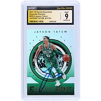 Jayson Tatum Boston Celtics Autographed 2017-18 Panini Essentials Essential Rookies #ER-9 CGC Fanatics Witnessed Authenticated 9/10 Rookie Card