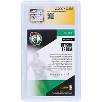 Jayson Tatum Boston Celtics Autographed 2017-18 Panini Essentials Essential Rookies #ER-9 CGC Fanatics Witnessed Authenticated Auto 10 Rookie Card