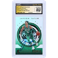 Jayson Tatum Boston Celtics Autographed 2017-18 Panini Essentials Essential Rookies #ER-9 CGC Fanatics Witnessed Authenticated Auto 10 Rookie Card