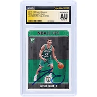 Jayson Tatum Boston Celtics Autographed 2017-18 Panini Hoops #253 CGC Fanatics Witnessed Authenticated Auto 10 Rookie Card