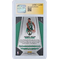 Jayson Tatum Boston Celtics Autographed 2017-18 Panini Prizm #16 CGC Fanatics Witnessed Authenticated 9/10 Rookie Card