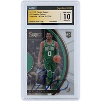 Jayson Tatum Boston Celtics Autographed 2017-18 Panini Select #93 CGC Fanatics Witnessed Authenticated / Rookie Card