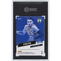 Jayson Tatum Boston Celtics Autographed 2018-19 Panini Absolute Memorabilia Level 2 #AA-JT #7/15 SGC Authenticated 9 Card