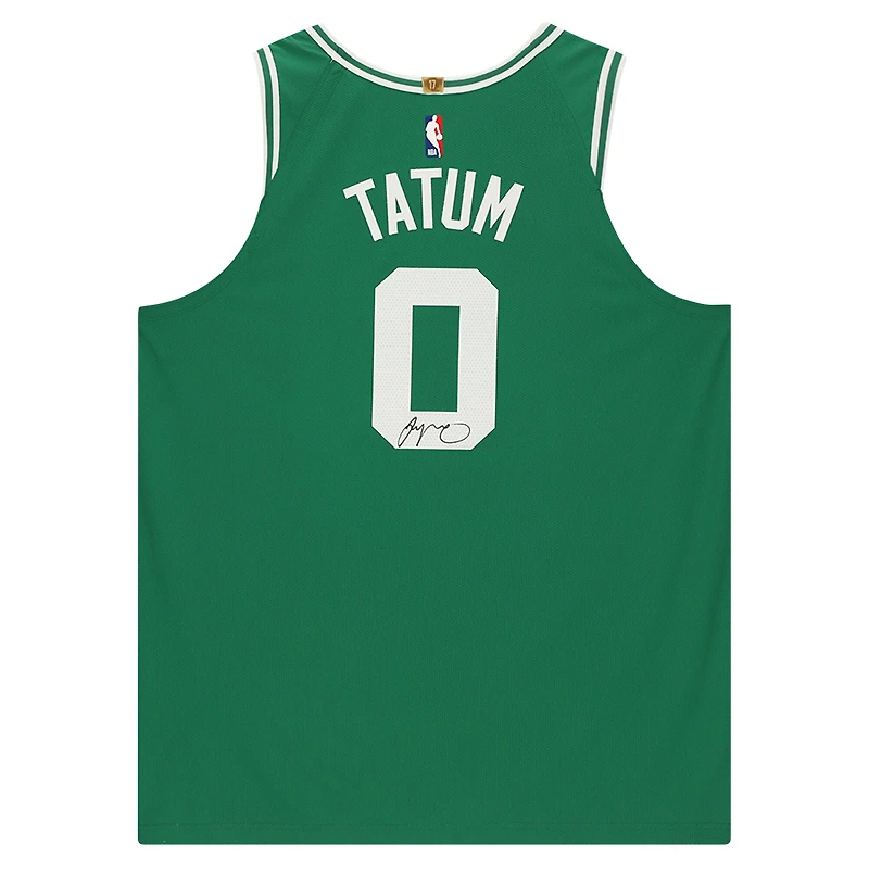 Jayson Tatum Boston Celtics Autographed 2020-21 Green Icon Nike Authentic Jersey
