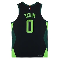 Maillot Nike City Edition 2024-25 noir dédicacé par Jayson Tatum des Boston Celtics