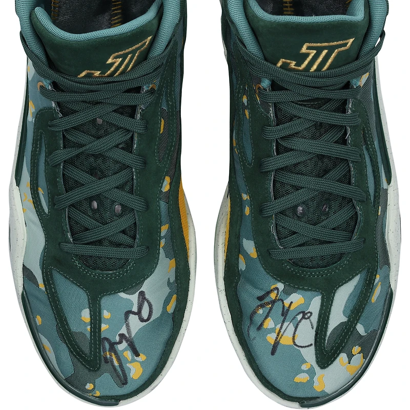 Jayson Tatum Boston Celtics Autographed Game-Used Green Jordan Brand Shoes vs. Atlanta Hawks on April 21, 2023