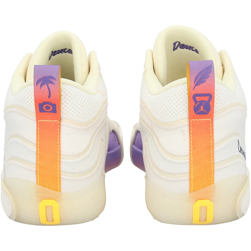 Jayson Tatum Boston Celtics Autographed Game-Used Tan Jordan Shoes vs. Denver Nuggets on March 2, 2025