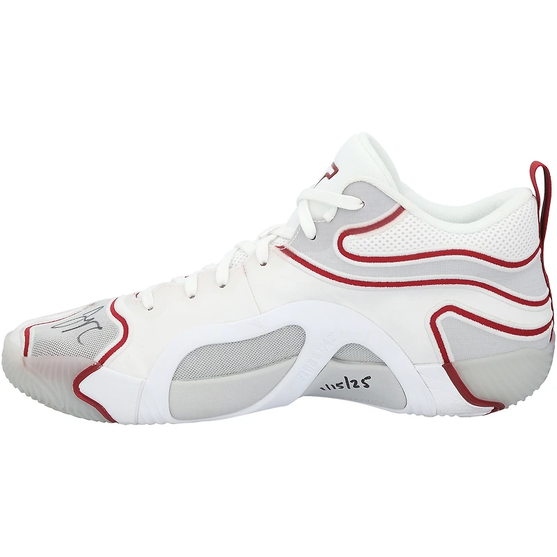 Jayson Tatum Boston Celtics Autographed Game-Used White/Red Jordan Shoes vs. Toronto Raptors on January 15, 2025