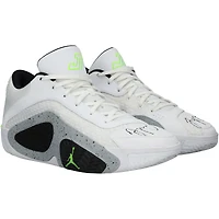 Jayson Tatum Boston Celtics Autographed Game-Used White Jordan Brand Shoes vs. Miami Heat on April 24, 2024