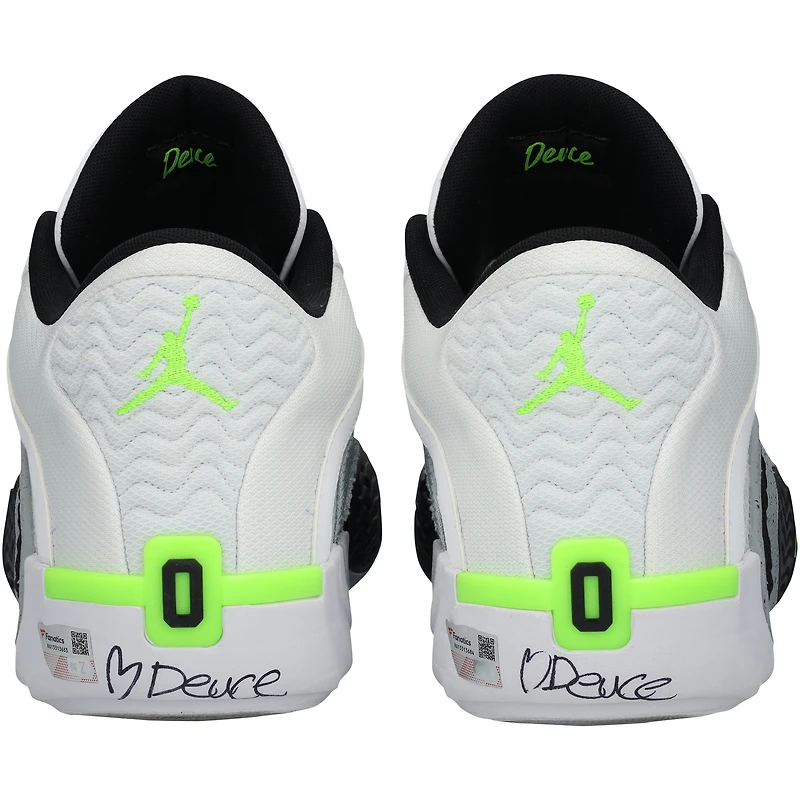 Jayson Tatum Boston Celtics Autographed Game-Used White Jordan Brand Shoes vs. Miami Heat on April 24, 2024