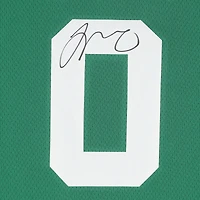 Maillot Swingman Nike Icon Edition 2022-2023 vert dédicacé par Jayson Tatum des Boston Celtics