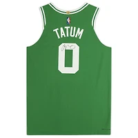 Maillot Nike authentique vert dédicacé par Jayson Tatum des Boston Celtics
