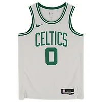 Maillot Swingman Nike blanc dédicacé par Jayson Tatum des Boston Celtics 2022-23 Association Edition