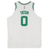 Jayson Tatum Boston Celtics Autographed Nike White Association Edition Authentic Jersey with a Sponsor Patch