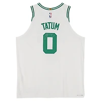 Jayson Tatum Boston Celtics Autographed Nike White Association Edition Authentic Jersey with a Sponsor Patch