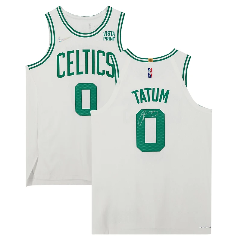 Maillot authentique Nike 2020-21 Association Edition autographié par Jayson Tatum des Boston Celtics