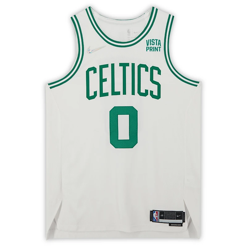 Jayson Tatum Boston Celtics Autographed White Nike 2020-21 Association Edition Authentic Jersey