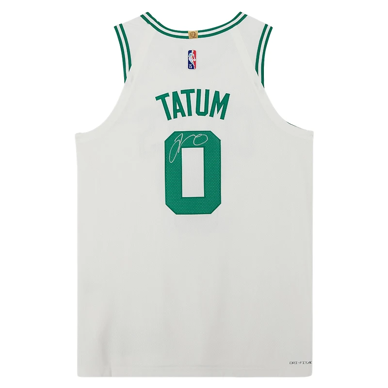 Maillot authentique Nike 2020-21 Association Edition autographié par Jayson Tatum des Boston Celtics