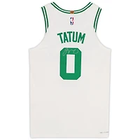 Maillot authentique Nike Association blanc autographié par Jayson Tatum des Boston Celtics