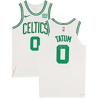 Maillot authentique Nike Association blanc autographié par Jayson Tatum des Boston Celtics