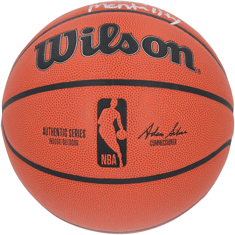 Ballon de basket-ball d'intérieur/extérieur Wilson Authentic Series autographié par Jayson Tatum des Boston Celtics avec inscription « Mamba Mentality »