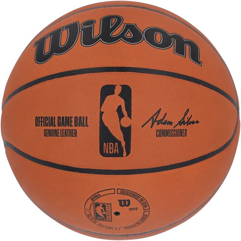 Ballon de basket officiel Wilson autographié par Jayson Tatum des Boston Celtics