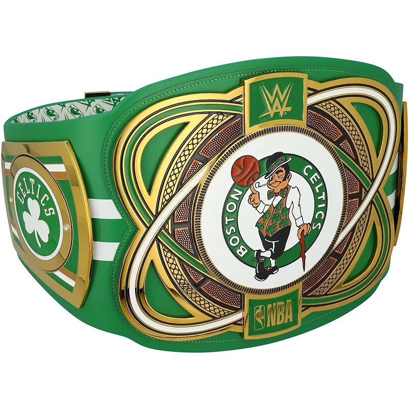 Jayson Tatum Boston Celtics Autographed WWE Legacy Title Belt with "24 Finals Champ" Inscription