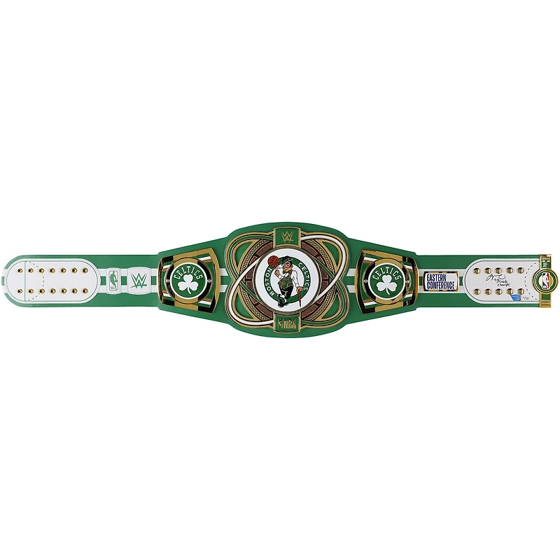 Ceinture de titre WWE Legacy autographiée par Jayson Tatum (Boston Celtics) avec inscription « 24 Finals Champ » - Édition limitée à 10 exemplaires