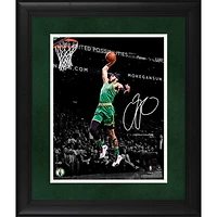 Photo encadrée avec la signature fac-similé de Jayson Tatum, joueur des Boston Celtics, format 11 x 14 pouces.