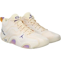 Jayson Tatum Boston Celtics Game-Used Tan Jordan Brand Shoes vs. Philadelphia 76ers on February 20, 2025