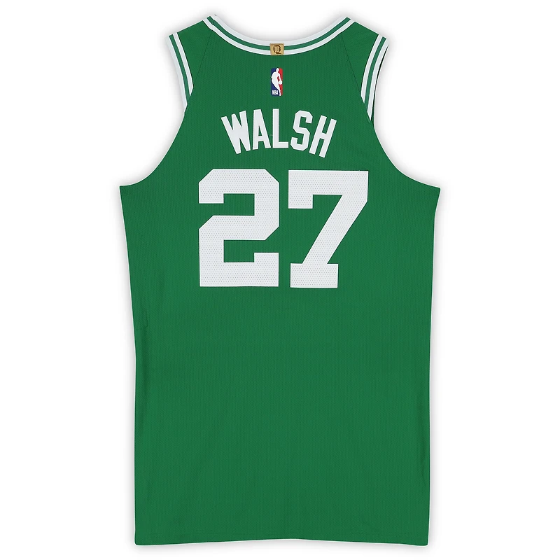 Jordan Walsh Boston Celtics Game-Used #27 Kelly Green Nike Jersey vs. Philadelphia 76ers on May 2, 2026 - Size 48+4