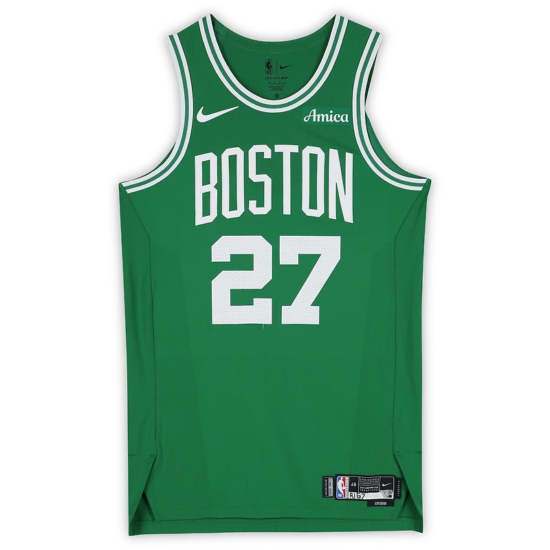 Jordan Walsh Boston Celtics Game-Used #27 Kelly Green Nike Jersey vs. Philadelphia 76ers on May 2, 2026 - Size 48+4