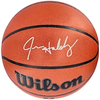 Ballon de basket-ball d'intérieur/extérieur Wilson Authentic Series dédicacé par Jrue Holiday des Boston Celtics lors des finales NBA 2024