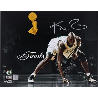 Photographie autographiée de Kevin Garnett des Boston Celtics, 11" x 14"
