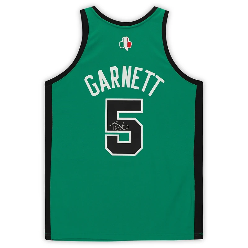 Maillot authentique Mitchell & Ness autographié par Kevin Garnett des Boston Celtics