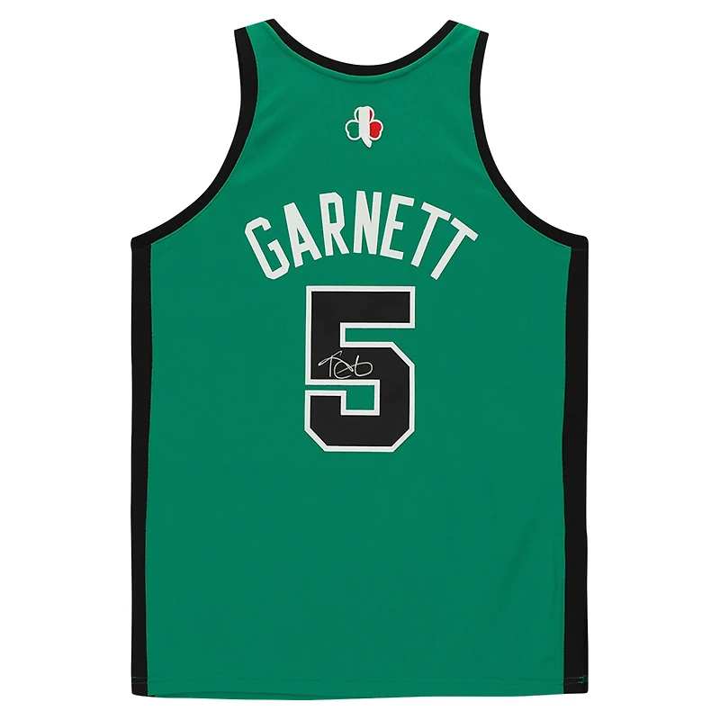 Maillot authentique Mitchell & Ness autographié par Kevin Garnett des Boston Celtics