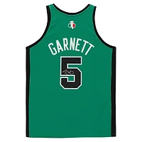 Maillot authentique Mitchell & Ness autographié par Kevin Garnett des Boston Celtics