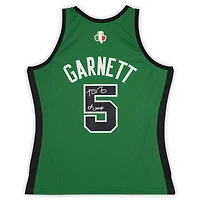 Kevin Garnett Boston Celtics Autographed Mitchell & Ness Kelly Green 2007-08 Italy Swingman Jersey with "08 Champ" Inscription