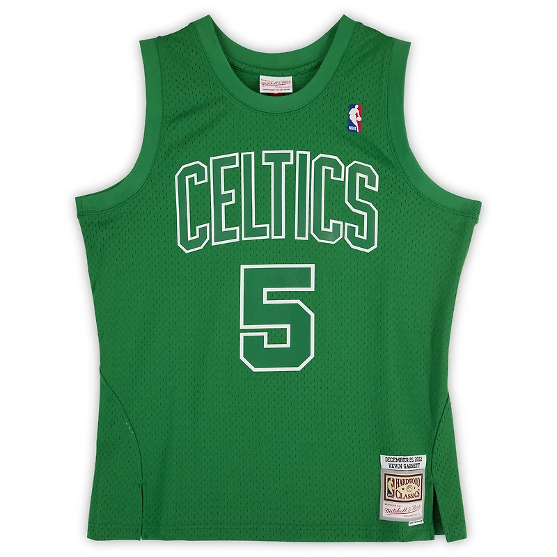 Kevin Garnett Boston Celtics Autographed Mitchell & Ness Kelly Green 2012 Christmas Day Swingman Jersey