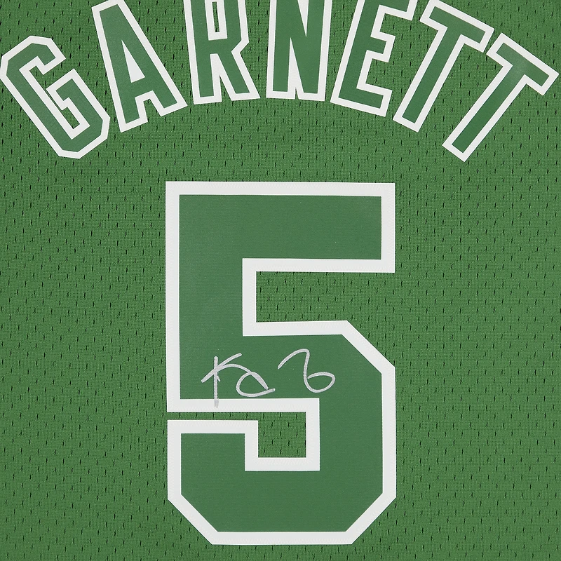 Kevin Garnett Boston Celtics Autographed Mitchell & Ness Kelly Green 2012 Christmas Day Swingman Jersey