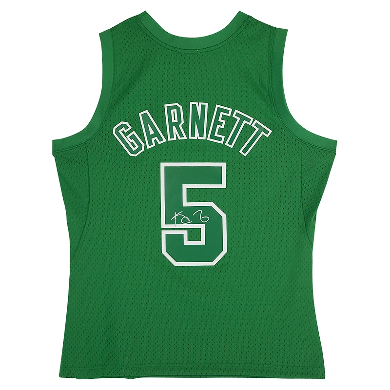 Kevin Garnett Boston Celtics Autographed Mitchell & Ness Kelly Green 2012 Christmas Day Swingman Jersey