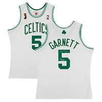 Kevin Garnett Boston Celtics Autographed Mitchell & Ness White 2007-08 Authentic Jersey with "08 Champ" Inscription