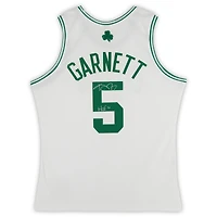 Kevin Garnett Boston Celtics Autographed Mitchell & Ness White 2007-08 Authentic Jersey with "HOF 20" Inscription